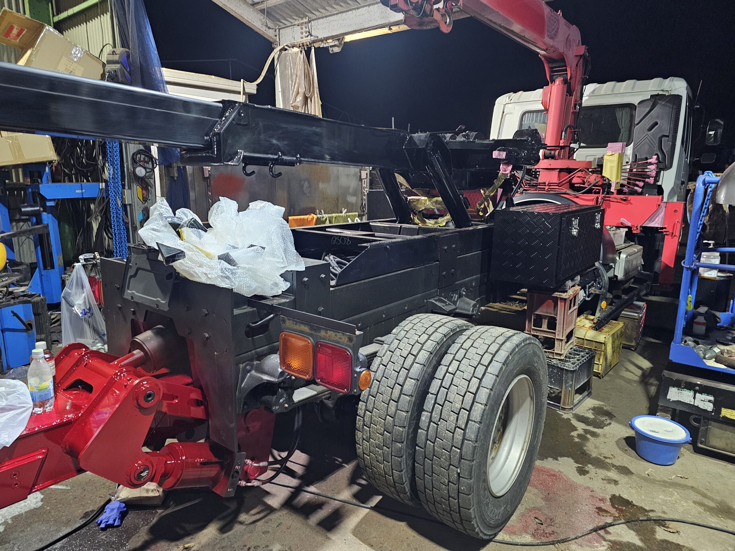 トルクの中型レッカー車<br>求職者の方も新人さんもご覧ください